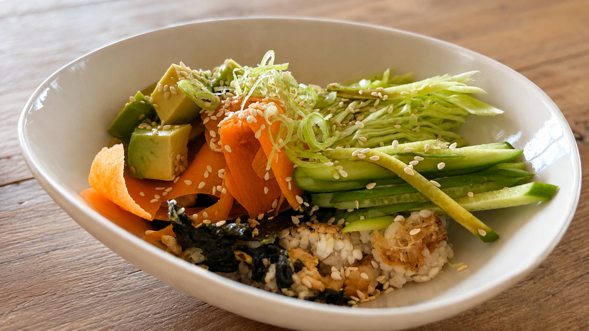Quick and easy meals Sushi Pocket Asian inspired bowl