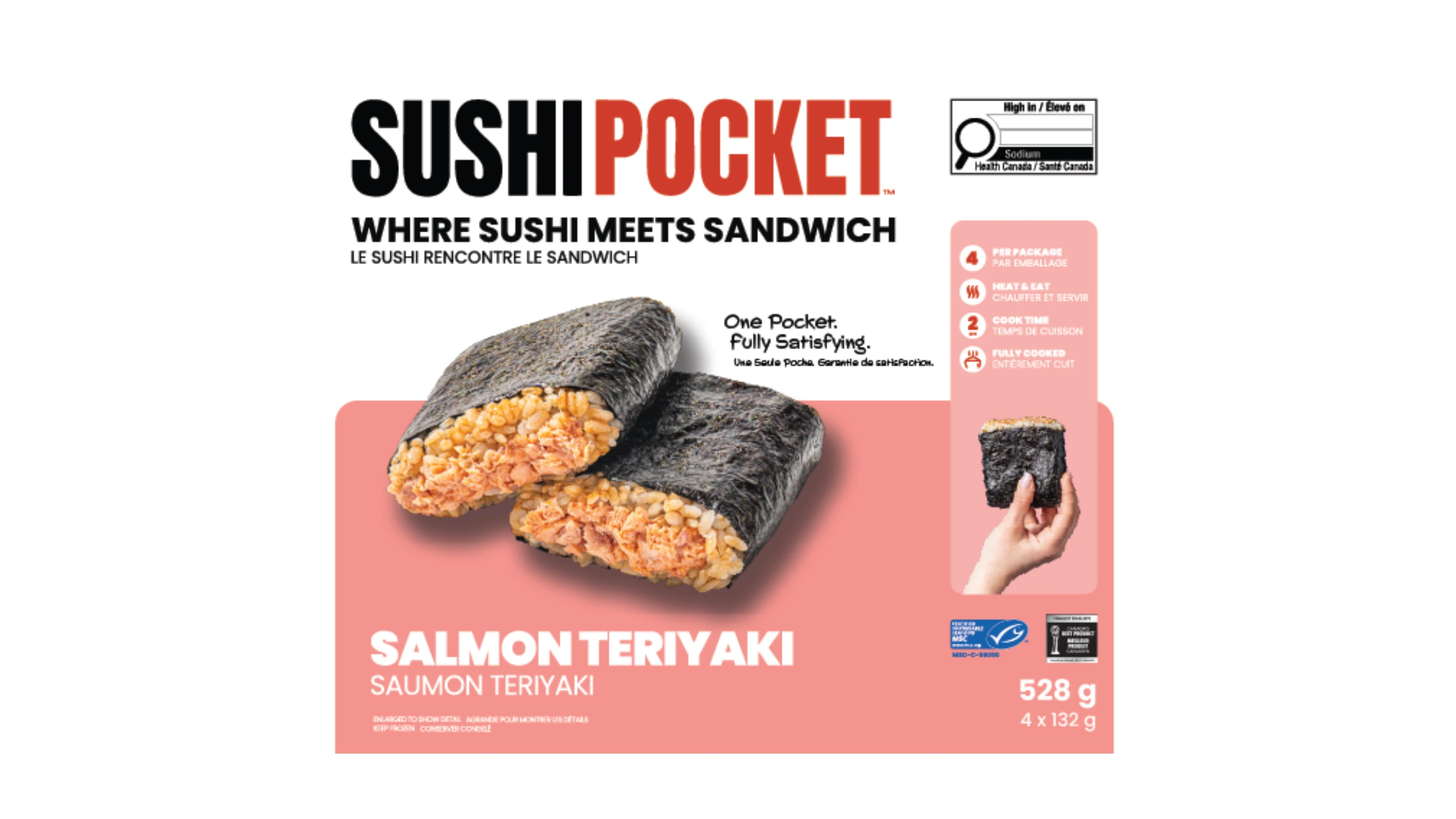 Healthy snacks for kids Sushi Pocket