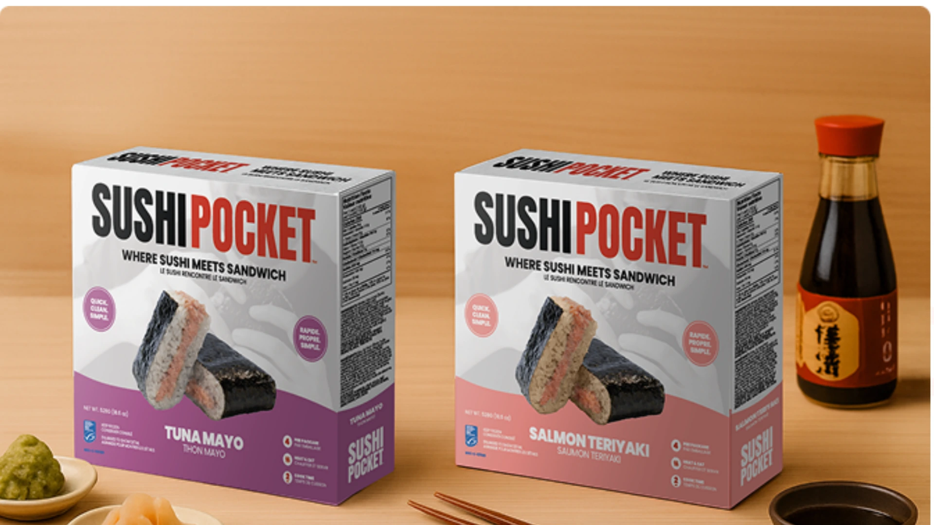 Fusion sushi Canadian snacks food trends